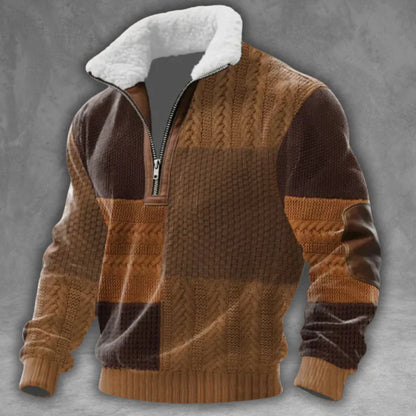 Bjorn™ | Fleece-trøje med rulkrave og lynlås