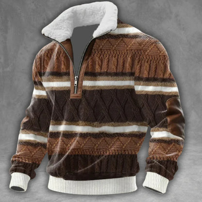 Bjorn™ | Fleece-trøje med rulkrave og lynlås