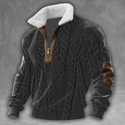 Bjorn™ | Fleece-trøje med rulkrave og lynlås