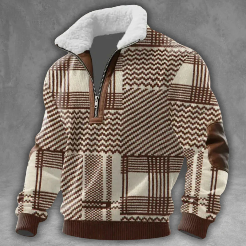 Bjorn™ | Fleece-trøje med rulkrave og lynlås