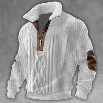 Bjorn™ | Fleece-trøje med rulkrave og lynlås